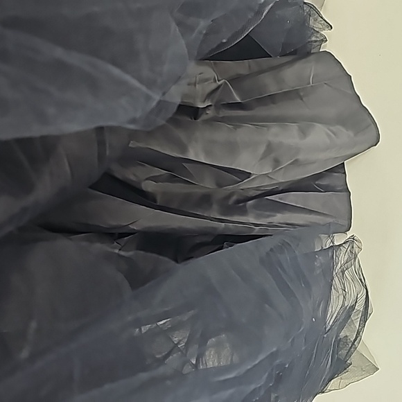 City Chic Navy Blue Elbow Length Sleeve Long Formal Evening Gown Sz:22 - Picture 8 of 16